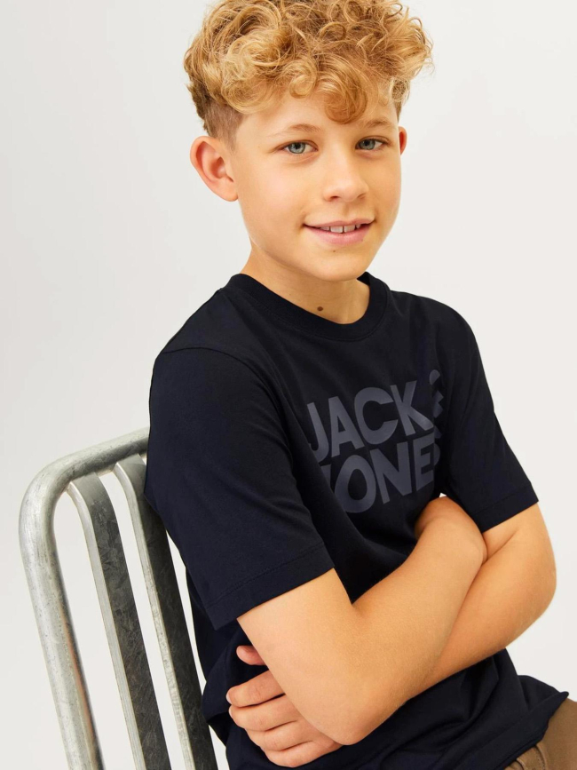 T-shirt corp logo noir enfant - Jack & Jones