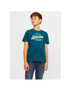 T-shirt logo vert garçon - Jack & Jones