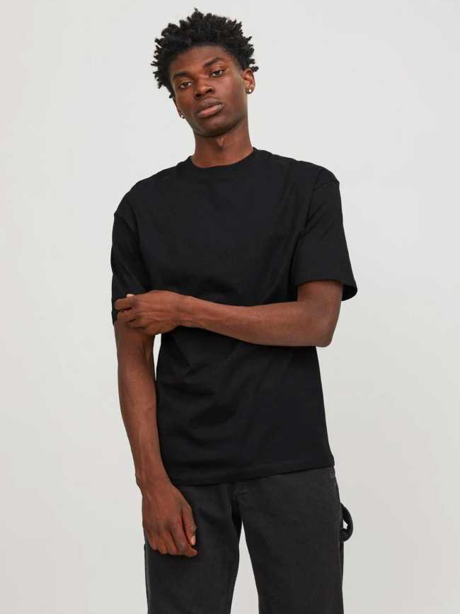 T-shirt bradley uni noir homme - Jack & Jones