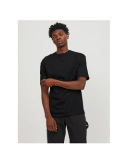 T-shirt bradley uni noir homme - Jack & Jones