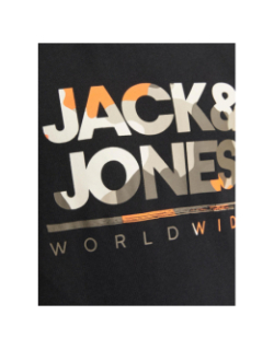 T-shirt luke imprimé camouflage noir enfant - Jack & Jones