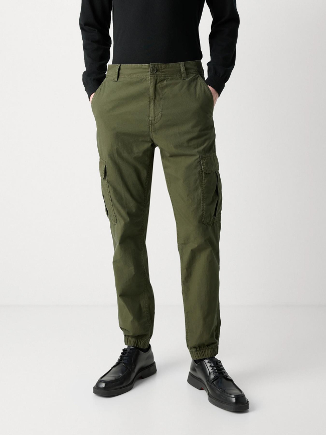 Pantalon relaxed cargo ethan ripstop vert homme - Tommy Jeans
