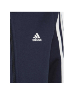 Sweat à capuche zipé bleu marine enfant - Adidas