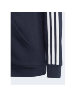 Sweat à capuche zipé bleu marine enfant - Adidas