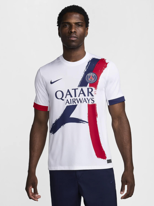 Maillot de football PSG extérieur 24/25 blanc homme - Nike