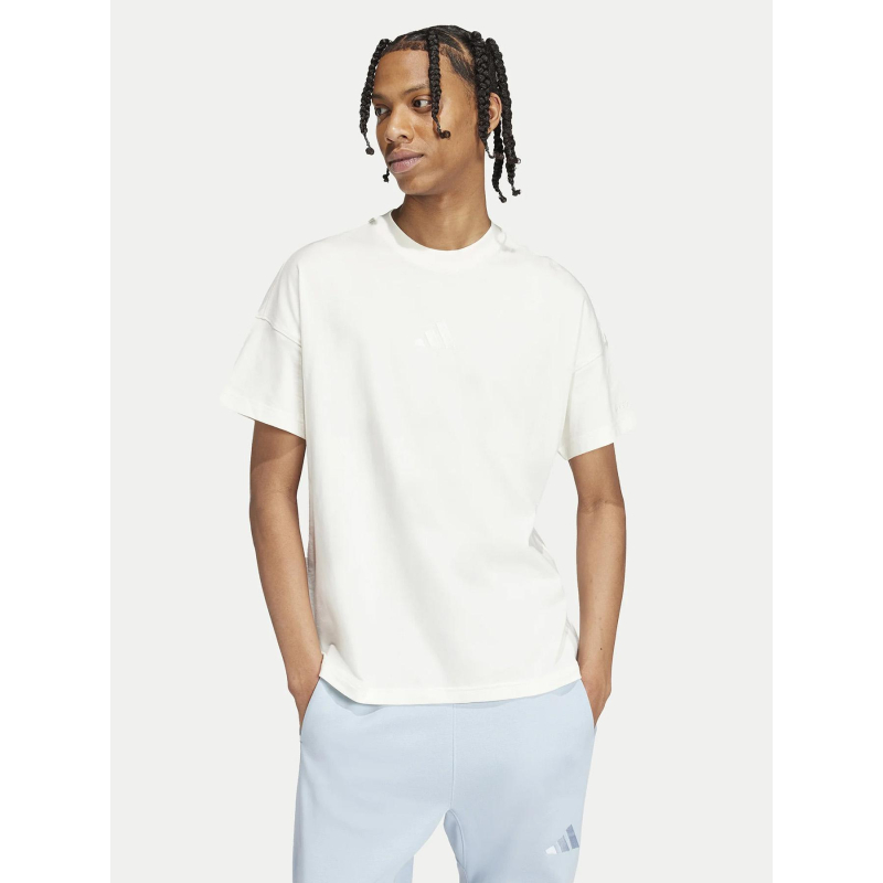 T-shirt loose all szn blanc écru homme - Adidas