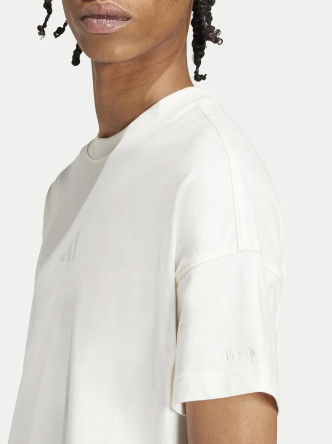 T-shirt loose all szn blanc écru homme - Adidas