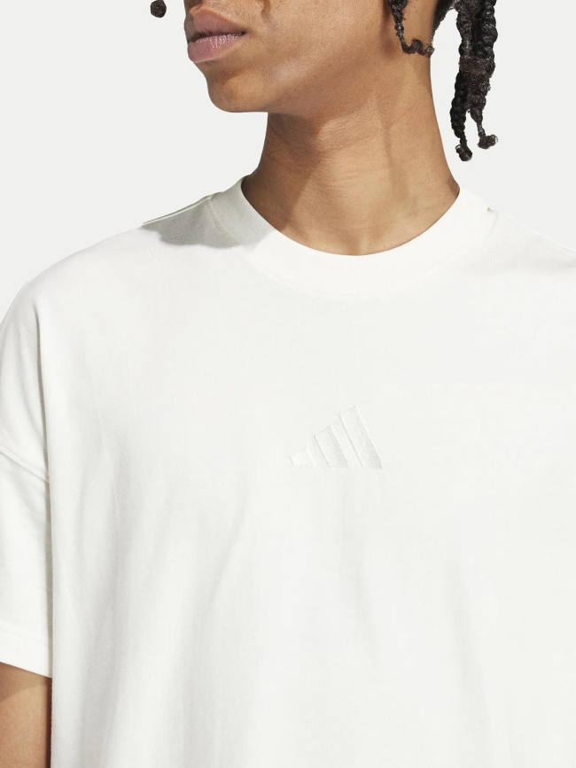 T-shirt loose all szn blanc écru homme - Adidas