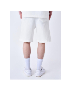 Short jogging logo brodé blanc homme - Project X Paris