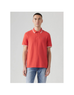 Polo uni quarter sundown rouge homme - Levi's