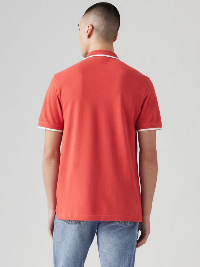 Polo uni quarter sundown rouge homme - Levi's