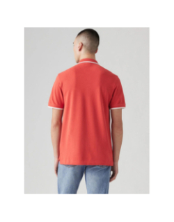 Polo uni quarter sundown rouge homme - Levi's