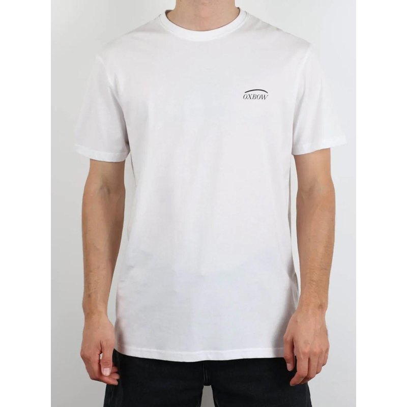 T-shirt tagtan imprimé 4flo blanc homme - Oxbow