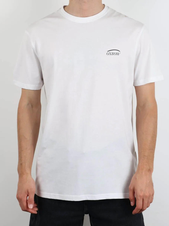 T-shirt tagtan imprimé 4flo blanc homme - Oxbow