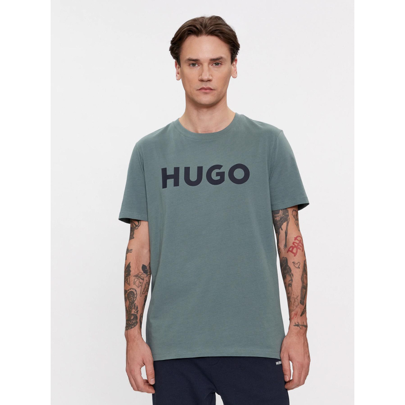 T-shirt dulivio vert homme - Hugo