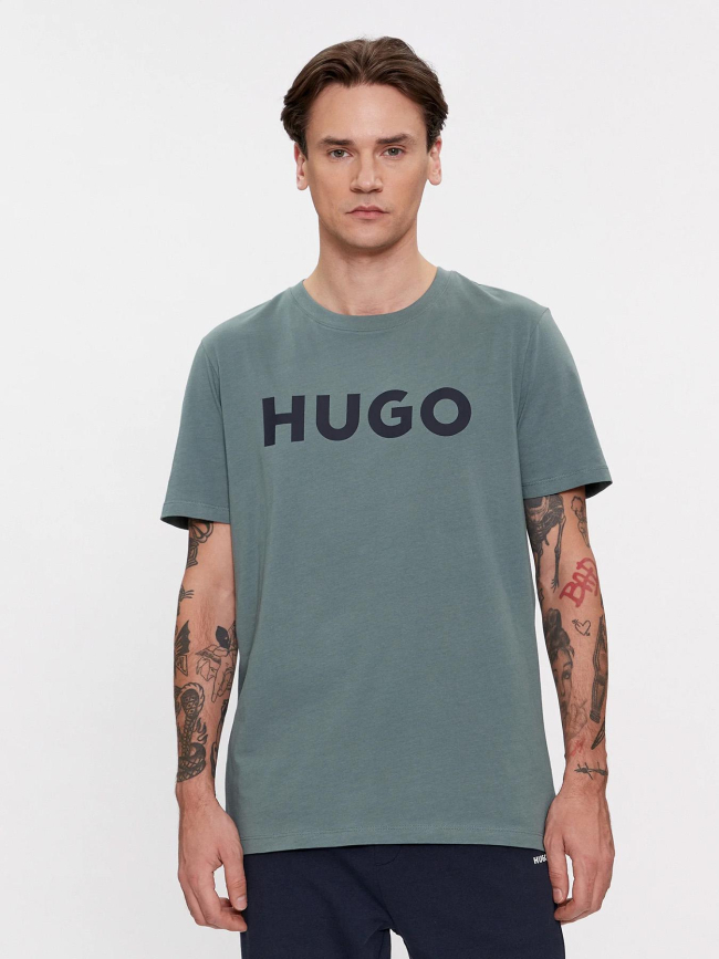 T-shirt dulivio vert homme - Hugo