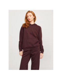 Sweat à capuche abbie bordeaux femme - Jjxx