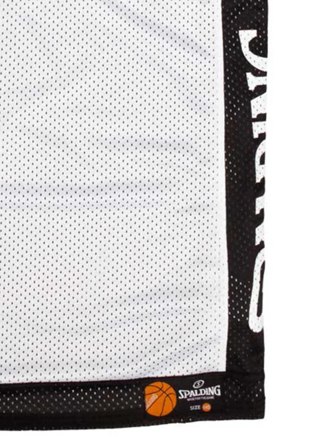 Maillot de basketball réversible noir blanc adulte - Spalding