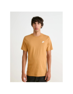 T-shirt nsw club tee logo marron homme - Nike