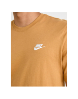 T-shirt nsw club tee logo marron homme - Nike