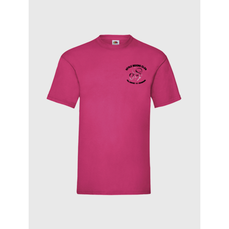 T-shirt Veyle boxing club sérigraphie coeur - Rose Kick