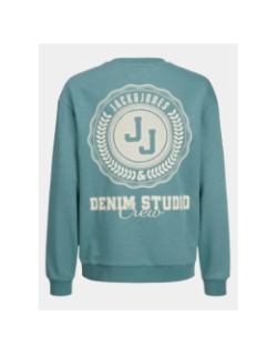 Sweatshirt styd loose graphic bleu garçon - Jack & Jones