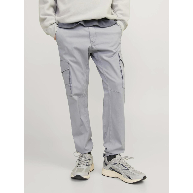 Pantalon cargo paul flake gris clair homme - Jack & Jones