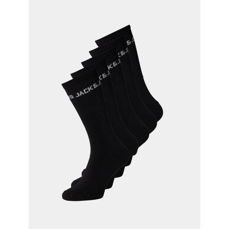 5 paires de chaussettes jacregen noir enfant - Jack & Jones