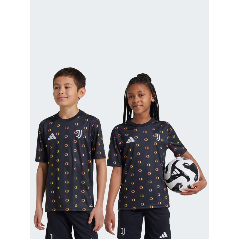 Maillot d'échauffement Juventus noir enfant - Adidas