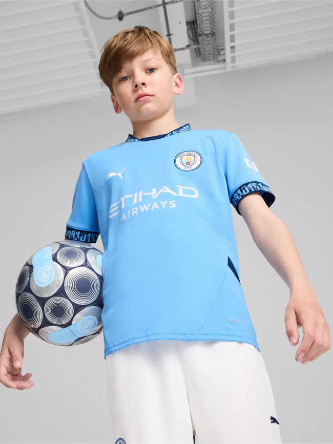 Maillot home manchester city 24/25 bleu enfant - Puma