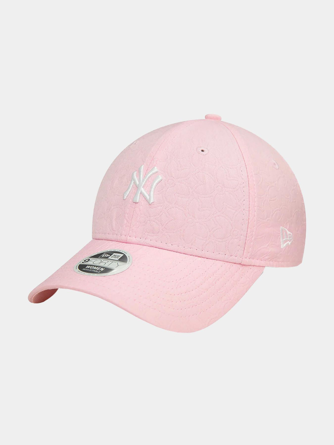 Casquette 9forty new york yankees jacquard rose femme - New Era