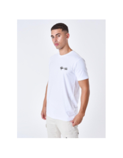 T-shirt brodé logo blanc homme - Project X Paris