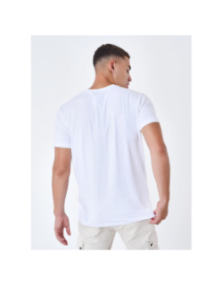 T-shirt brodé logo blanc homme - Project X Paris