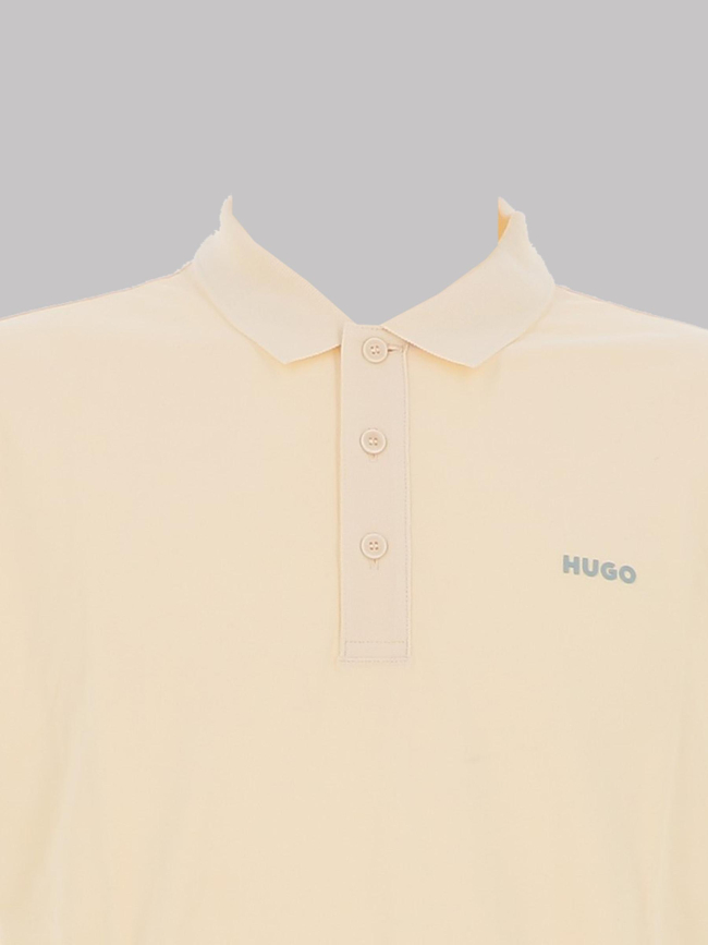 Polo uni donos beige homme - Hugo