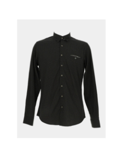 Chemise manches longues lecafe noir homme - Benson & Cherry