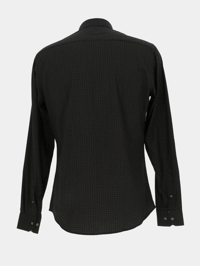 Chemise manches longues lecafe noir homme - Benson & Cherry