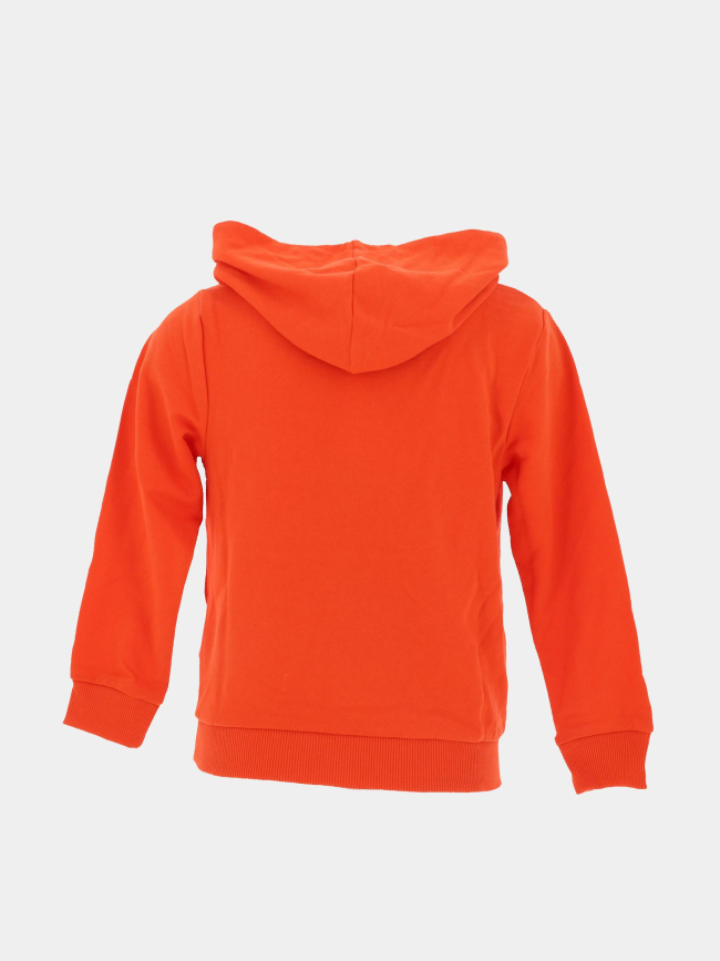 Sweat a capuche uni jansy orange enfant Name It wimod