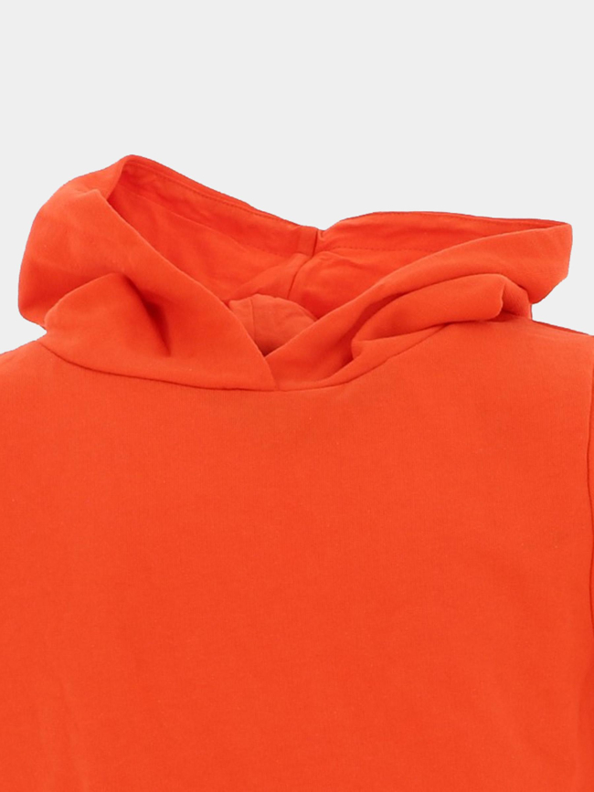 Sweat à capuche uni jansy orange enfant - Name It