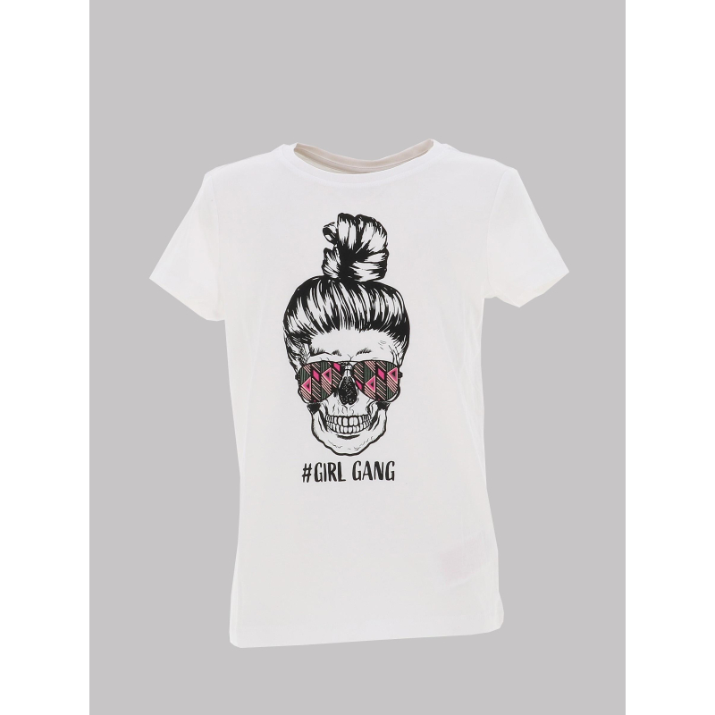 T-shirt kita life blanc fille - Only