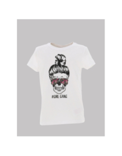 T-shirt kita life blanc fille - Only