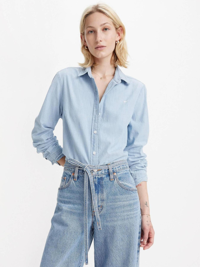 Chemise the classic uni bleu femme - Levi's