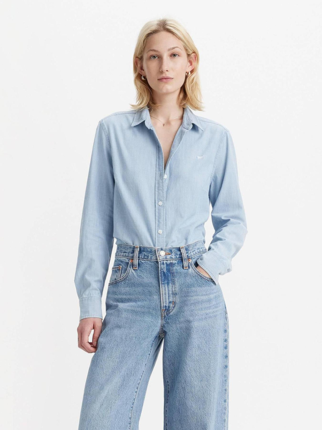 Chemise the classic uni bleu femme - Levi's