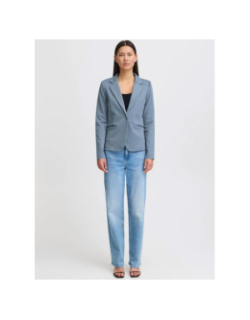 Veste blazer kate bleu femme - Ichi