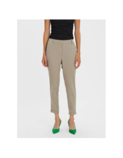 Pantalon loose maya beige femme - Vero Moda