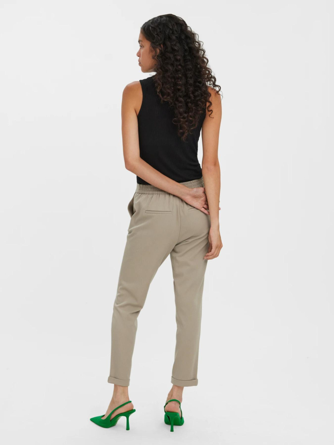 Pantalon loose maya beige femme - Vero Moda