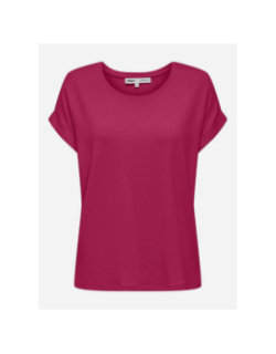 T-shirt ample moster rose femme - Only