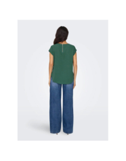 T-shirt uni vic sycamore vert femme - Only