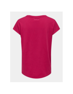 T-shirt loose aubree rose femme - Only Play