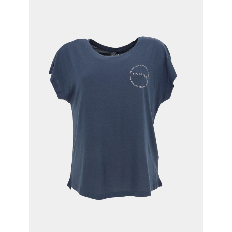 T-shirt somi loose bat bleu femme - Only Play