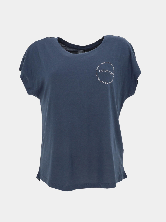 T-shirt somi loose bat bleu femme - Only Play